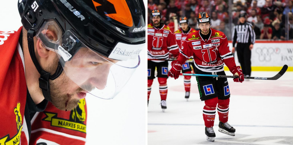 Örebro Hockey: 
    Fick matchstraff efter klubba mellan benen – nu anmäls Rissanen: 