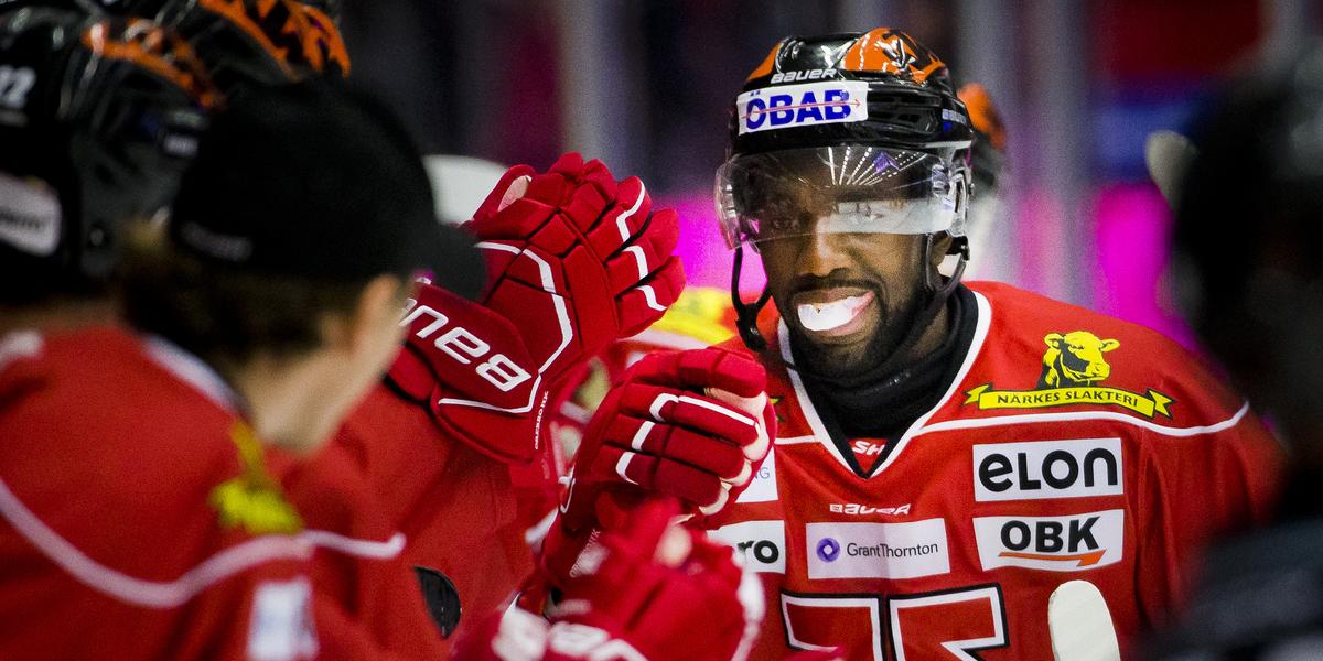 Örebro Hockey: 
    Spräckte äntligen målnollan – nu hoppas Muzito Bagenda på islossning: ”Kan få ett helt annat självförtroende”
  