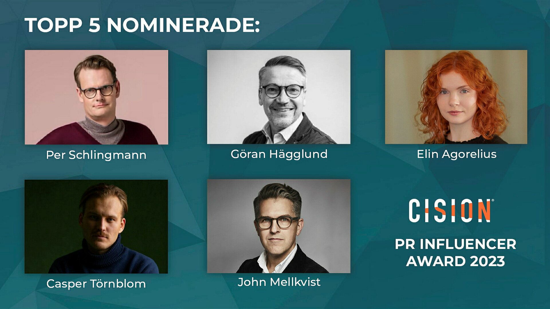 Här är Finalisterna I Cision PR Influencer Award 2023 - Resumé