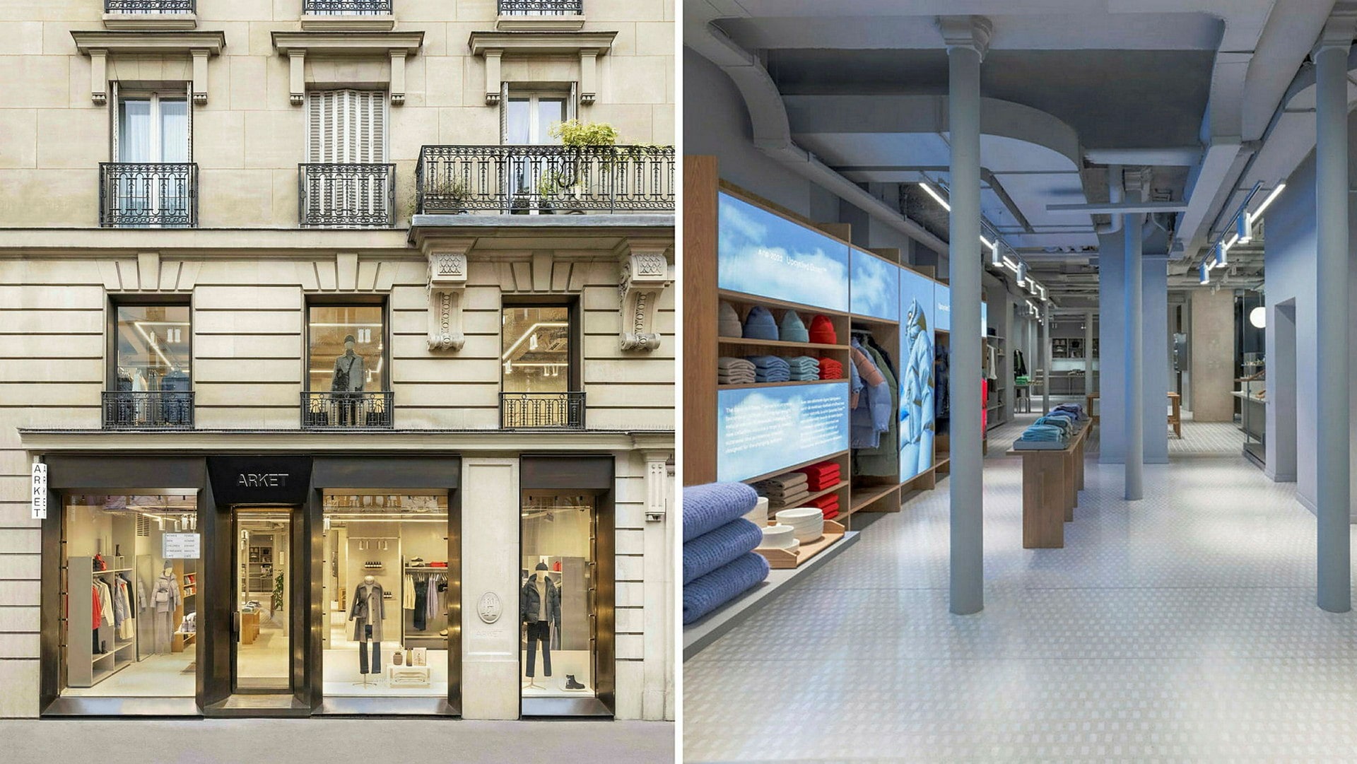 Arket a ouvert une nouvelle boutique unique à Paris, France