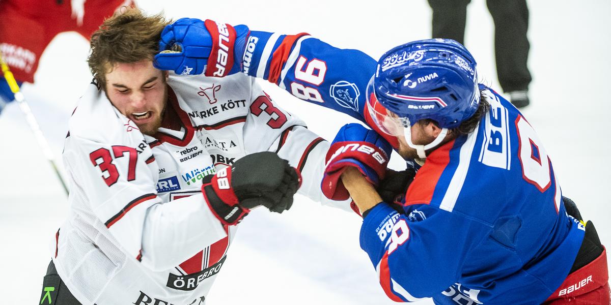 Örebro Hockey: 
    Stökig avslutning på andra perioden för Örebro – dubbla matchstraff efter bråk
  