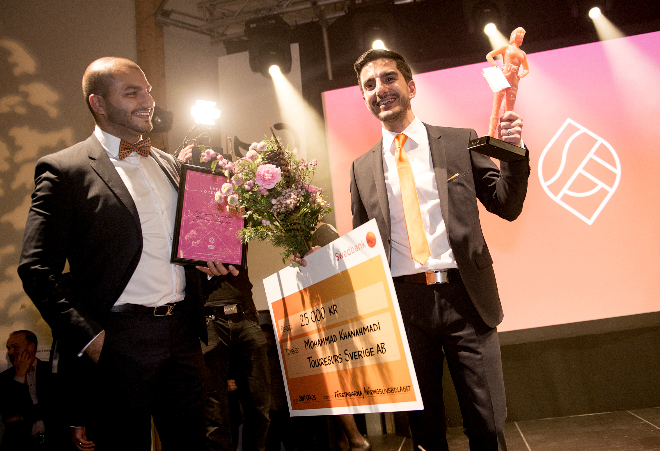 The success story continues. Today, brothers Hamid and Mohammad Khanahmadi are the entrepreneurs of the year in Sweden.