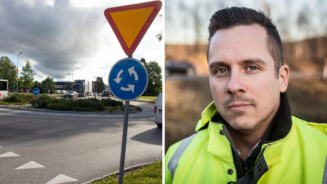 Sex år Efter Första Rundkörningen Nya Arbeten I Rondellen Vid Willys Nya Ludvika Tidning 