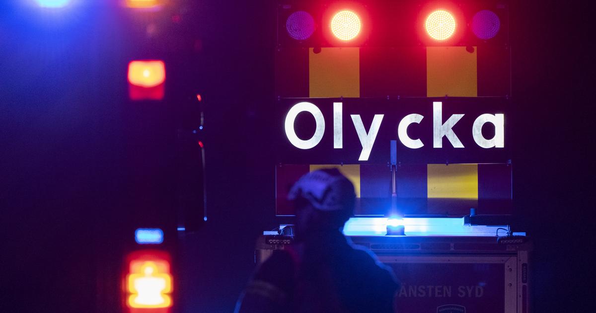 Dubbla singelolyckor i Nässjö – väg 128 stängdes av