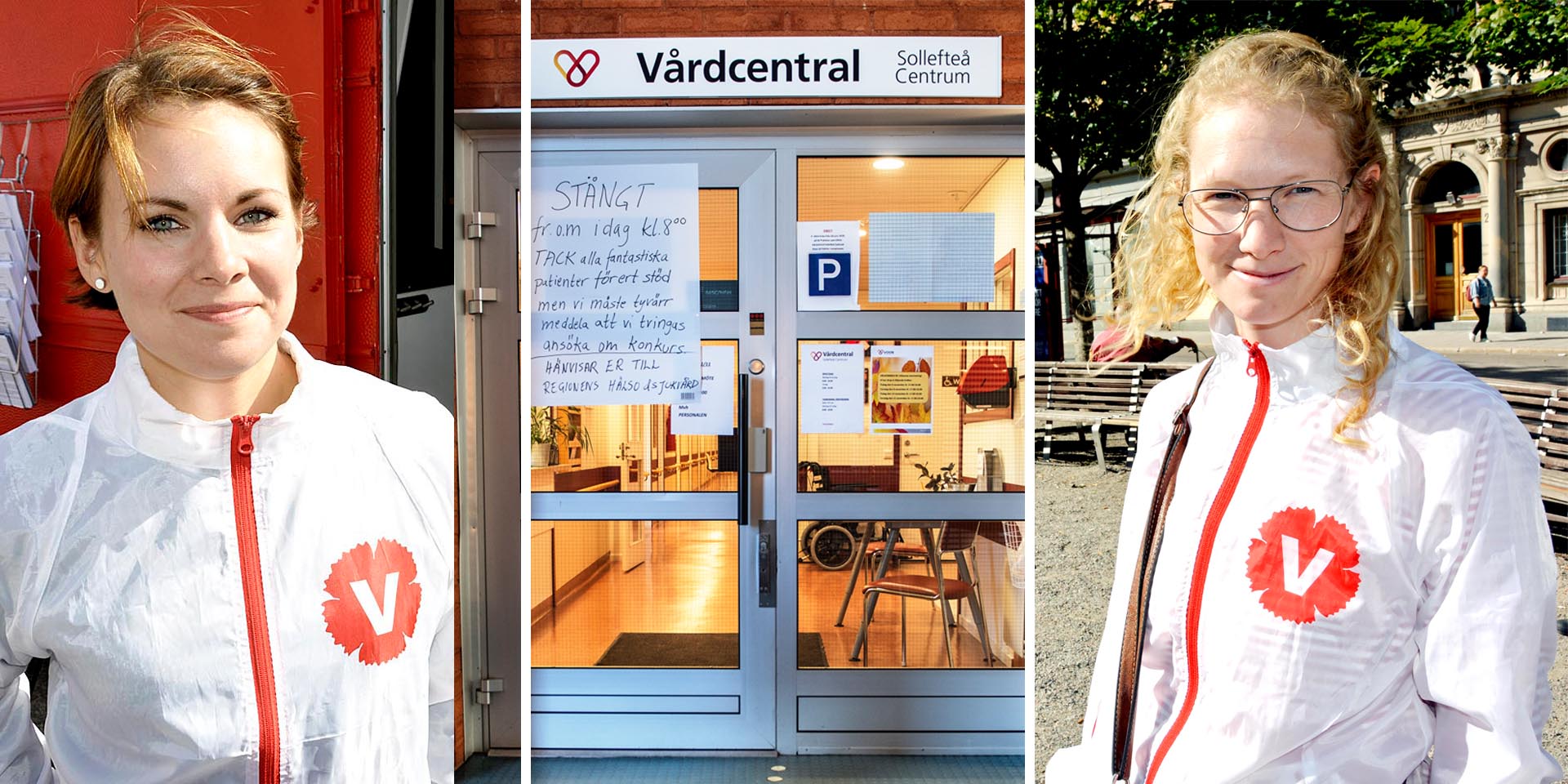 Isabell Mixter (V) och Nina Orefjärd (V) skriver iandt pressmeddelande att Von konkurs är tragisk för patient och personal.