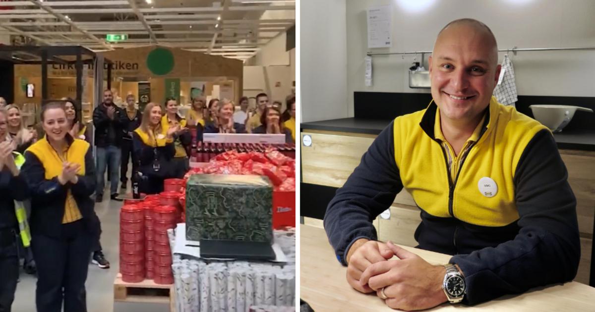 Jättebonusregn över 1 700 Ikea-anställda i jul – se jublet när de överraskas: ”Perfekt före jul”