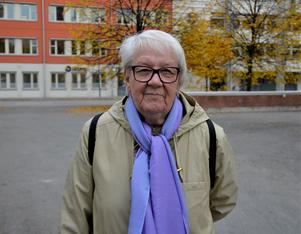 Barbro Risshall, 77, pensionat, Sundsvall.