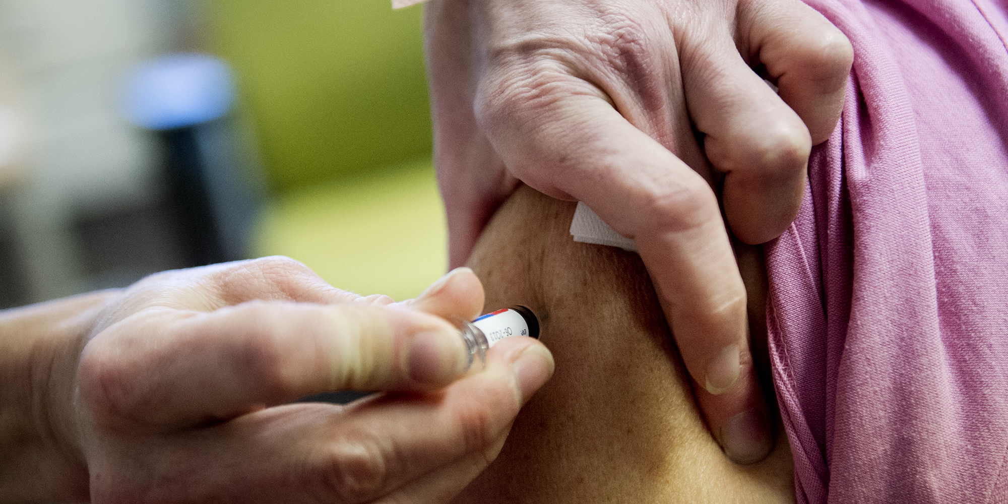 This year's vaccine protects against four different types of flu.