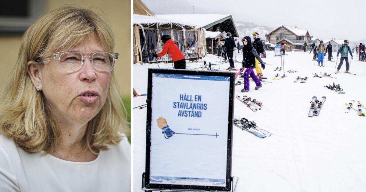 Få avbokar skidresorna – trots ökad smittspridning: ”Helt fullbokat”