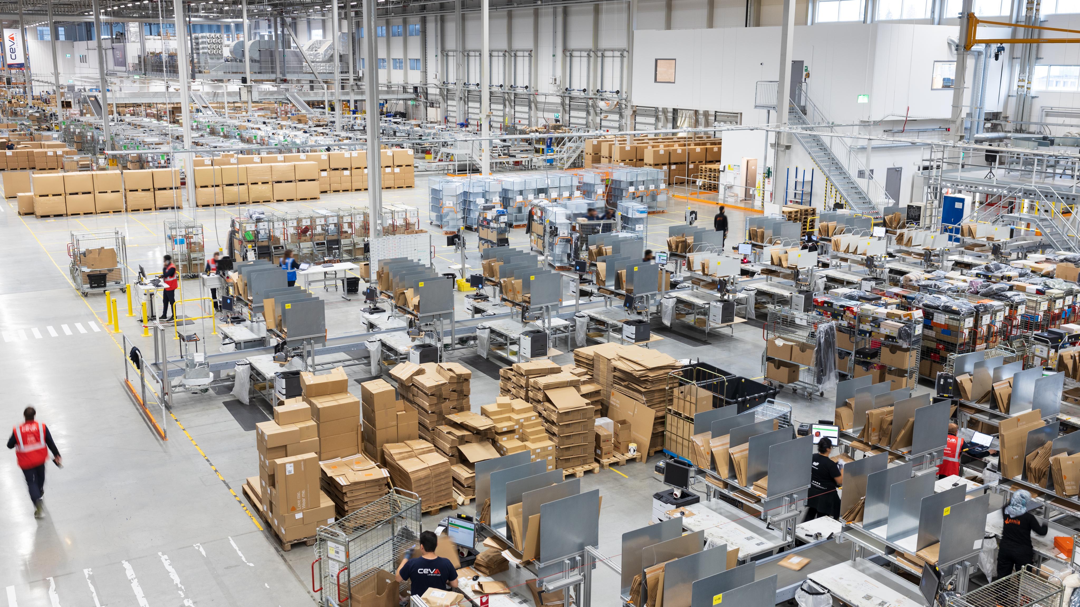 Here is Zalando’s e-commerce warehouse in Stockholm