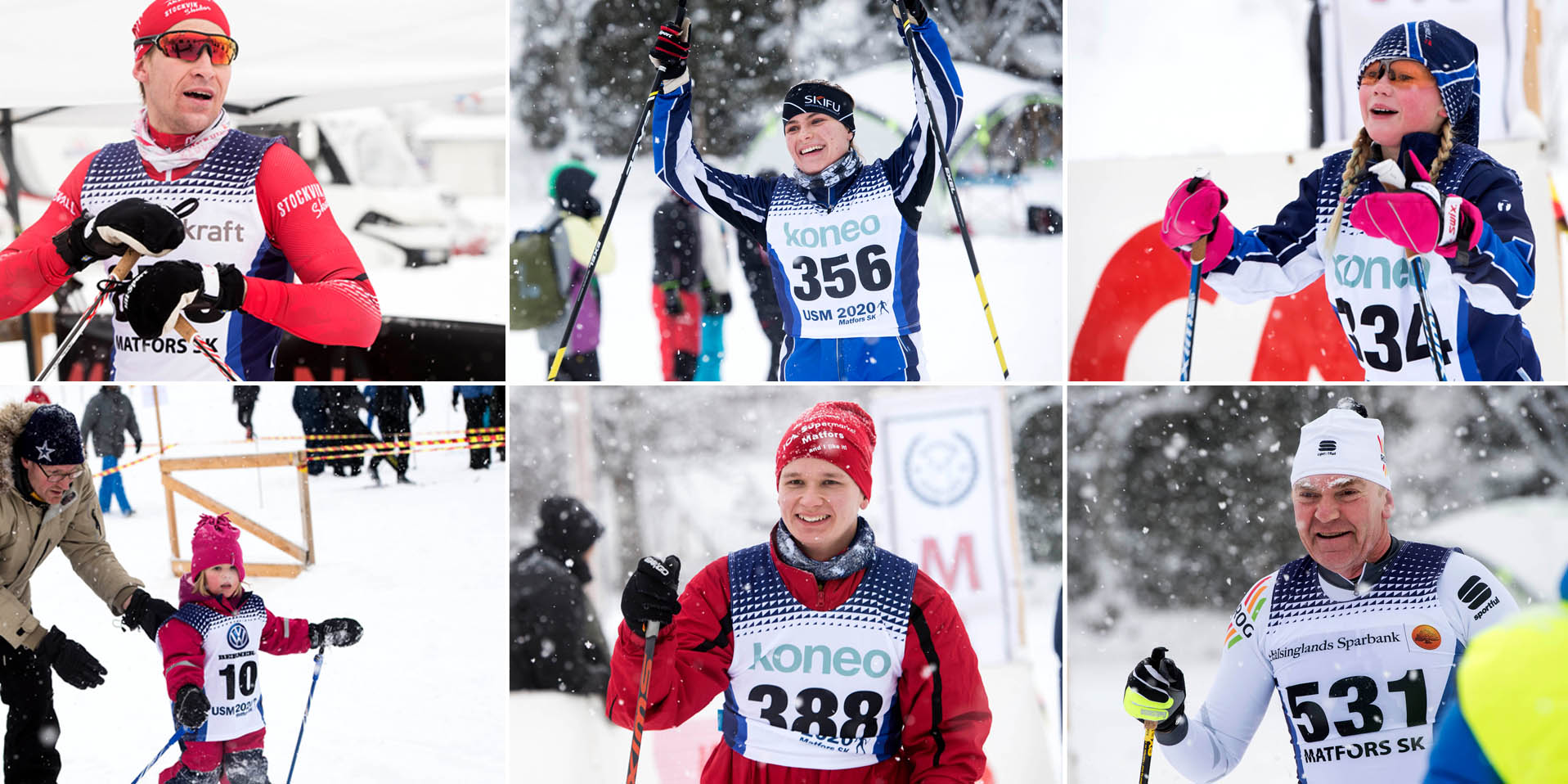 BILDEXTRA: Snön Vräkte Ner När ICA-loppet Avgjordes I Matfors ...