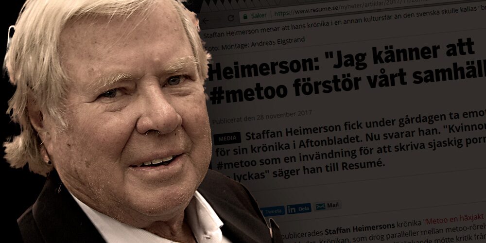 Efter Resumés intervju Aftonbladet bryter samarbetet med Staffan Heimerson bild