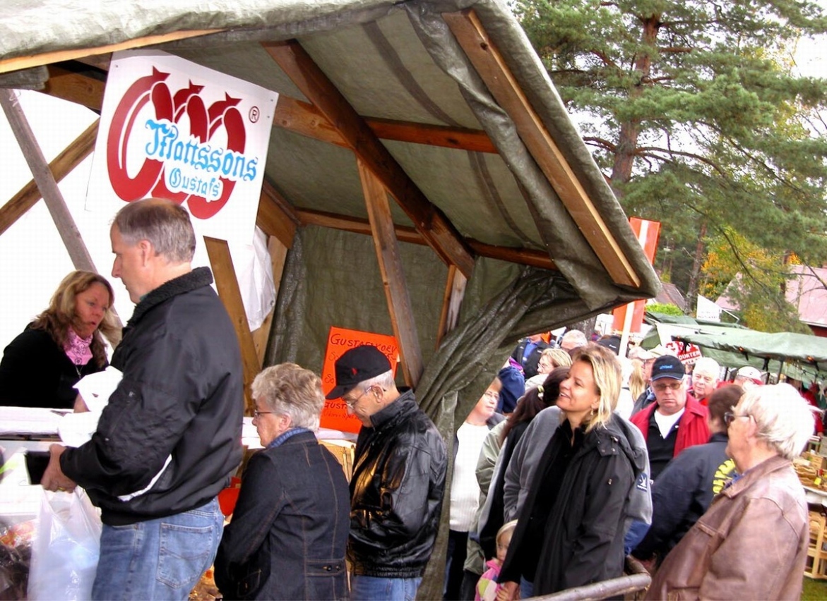 Customers who bought Gustafskorv in the Rättvik market do not have to worry. These sausages do not belong to those recalled. (The picture is taken at another time)