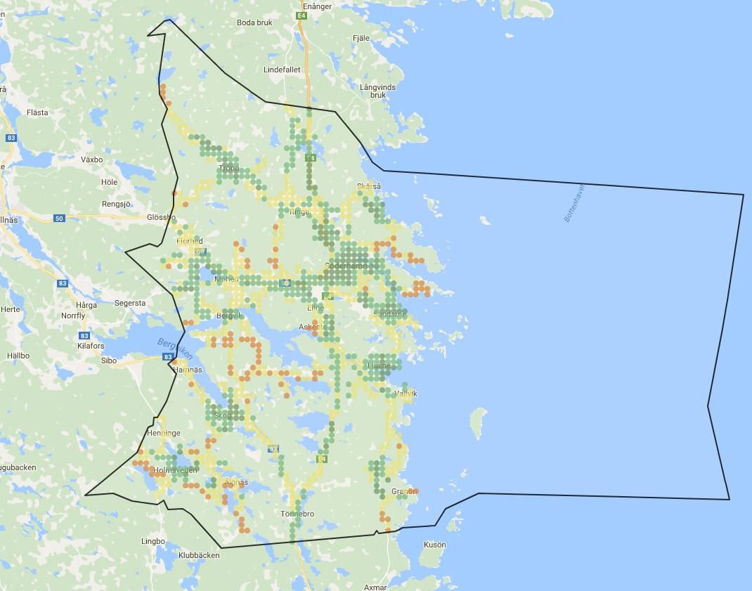 söderhamn karta Här finns täckningen i Söderhamn – detaljerad karta visar vilket 