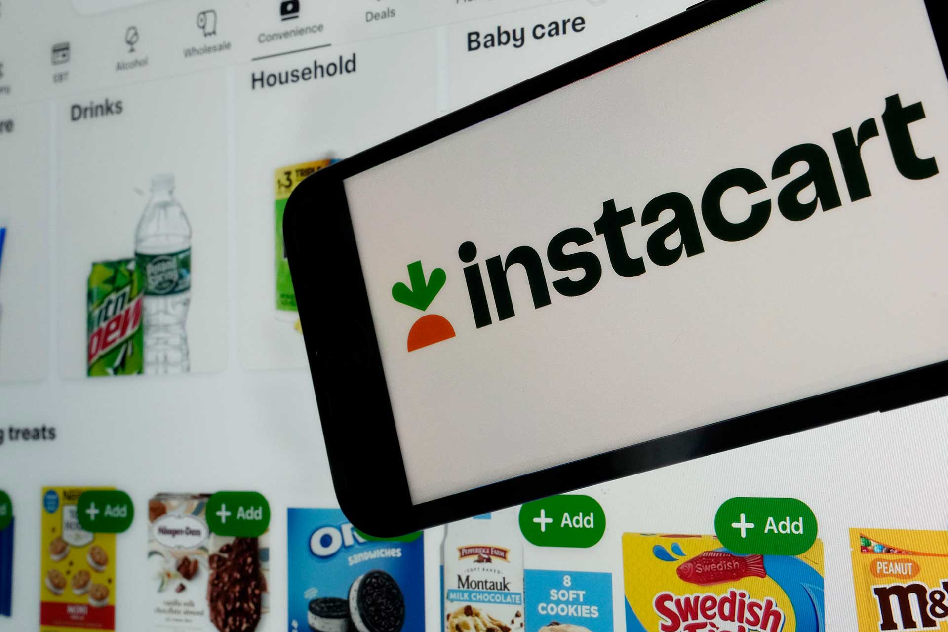 Instacart steg tvåsiffrigt i debuten