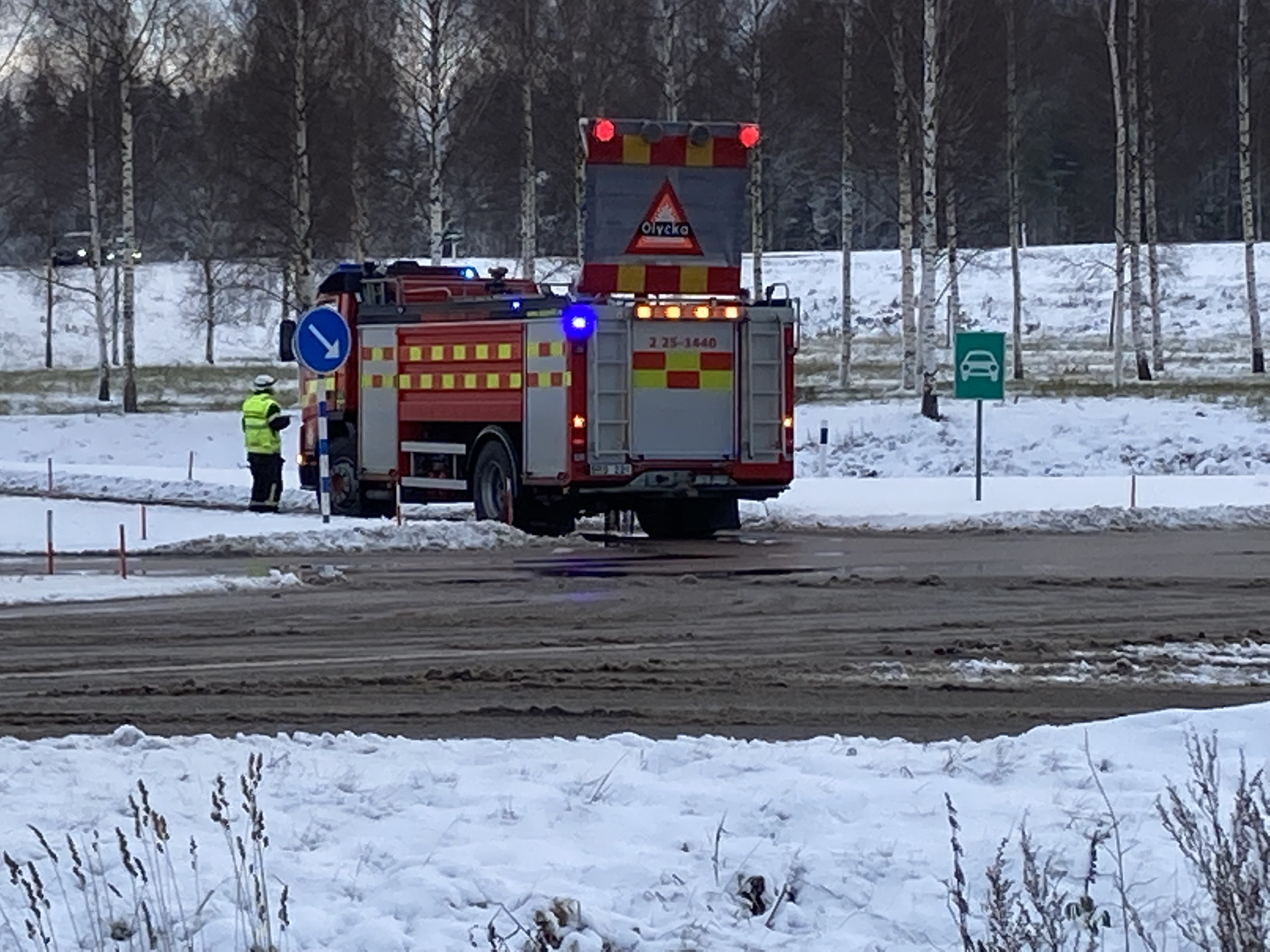 En Lastbil Och Två Personbilar I Olycka På Riksväg 70 Dala Demokraten 