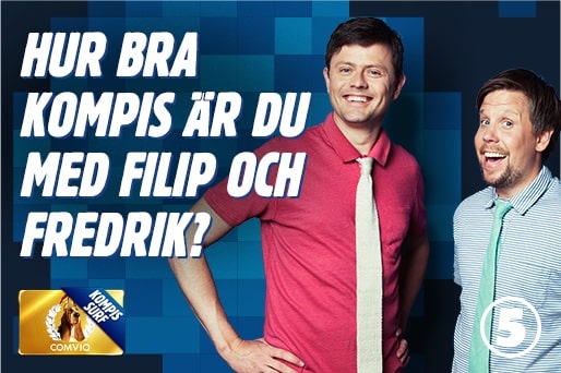 Comviq surfar på Filip & Fredrik Resumé