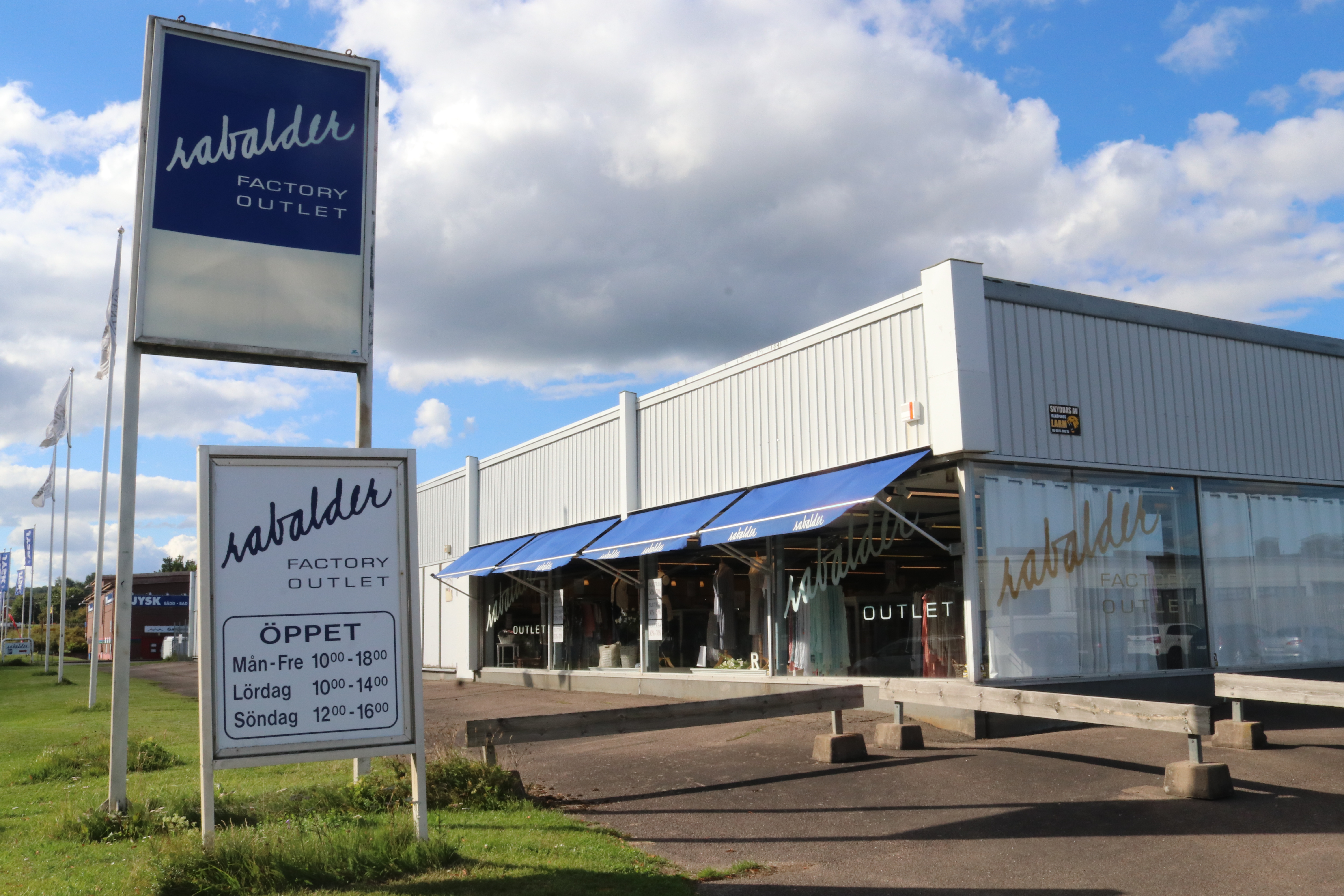 The Rabalder outlet store in Falköping is one of 32 Rabalder stores in Sweden. 