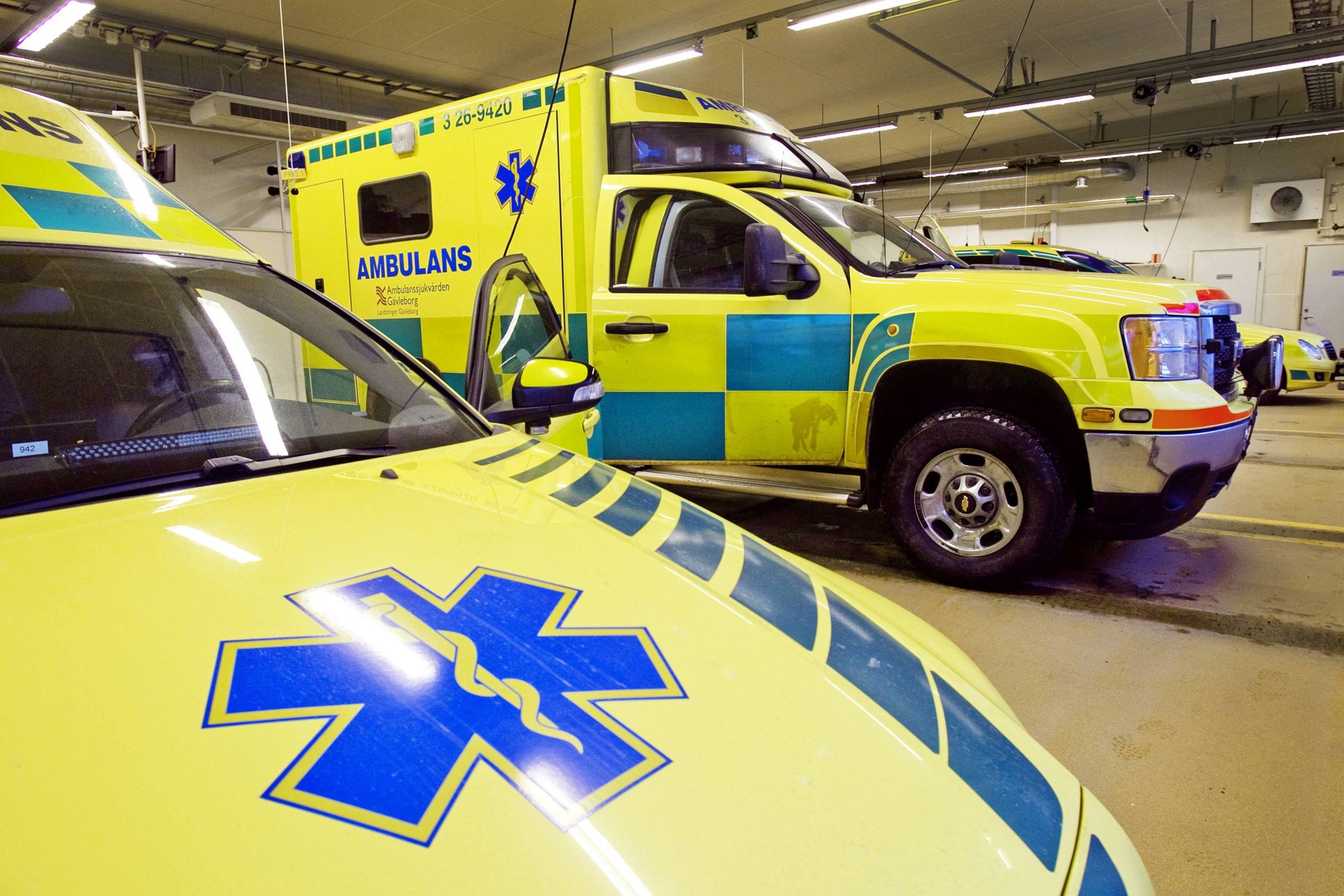 Ambulanspersonal får inte köra nya ambulanser u2013 Gefle Dagblad
