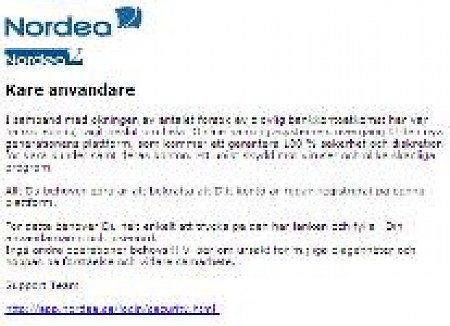 Ny Bedrageriattack Mot Nordea